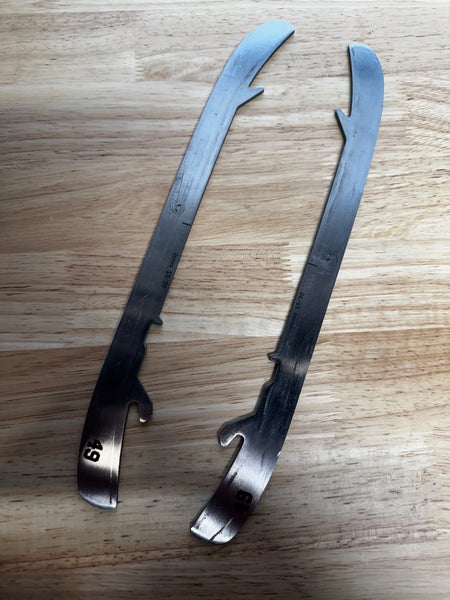 NHL Anaheim Ducks Used Game Used Bauer LS3 272mm Skate Blades / Runners