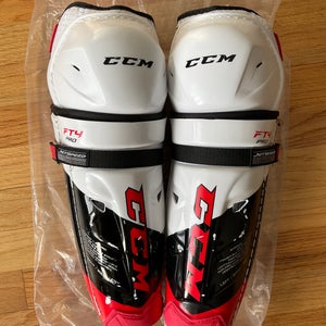 Junior CCM JetSpeed FT4 Pro 12" Shin Pads (Like New - Used Once)