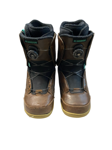 Used K2 HARSHMELLOW Mens Snowboard Boots Brown Senior 10.5 11706-S000368891