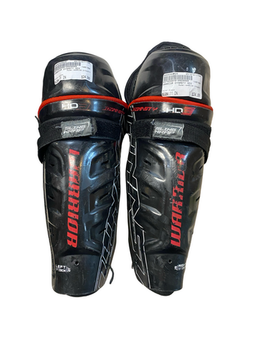 Used WARRIOR DYNASTY Junior Shin Guards Black 11" 11706-S000368825