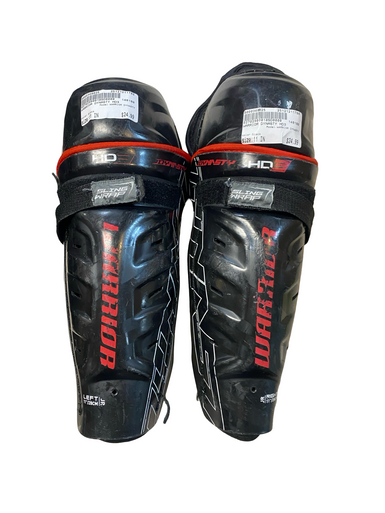 Used WARRIOR DYNASTY Junior Shin Guards Black 11" 11706-S000368825