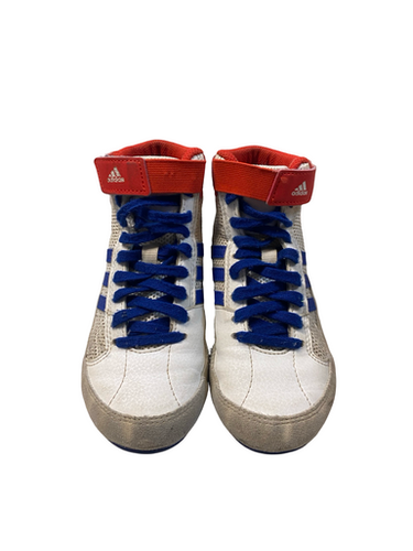 Used Adidas Wrestling Shoes White Youth 12.0 11706-S000368739