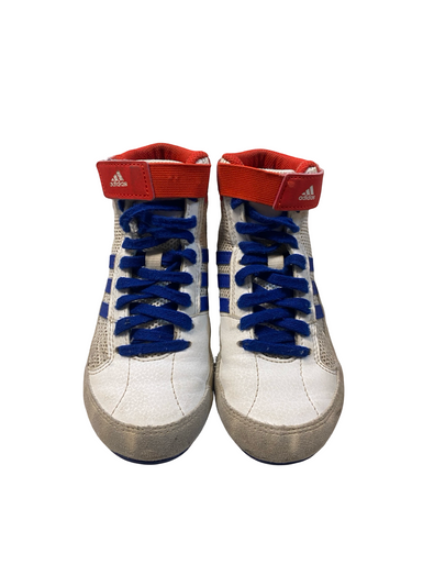 Used Adidas Wrestling Shoes White Youth 12.0 11706-S000368739
