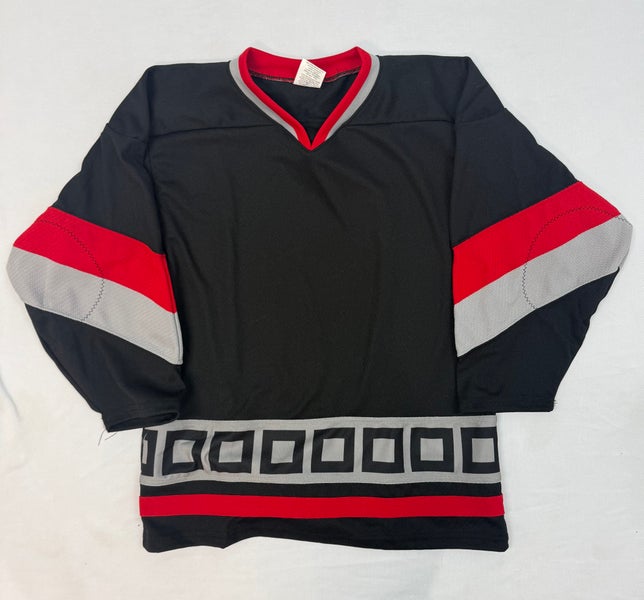AthleteicKnit Blank Carolina Hurricanes Jersey (Youth)