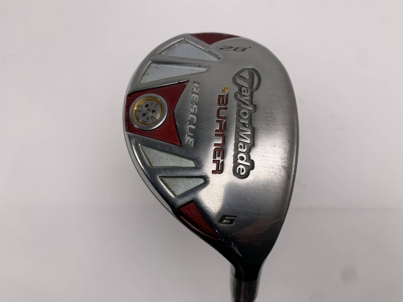 TaylorMade Burner Rescue 6 Hybrid 28* REAX SuperFast 65g Senior Graphite Mens RH