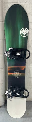 2025 Never Summer Big Gun snowboard (157cm); w/ New 5th Element bindings