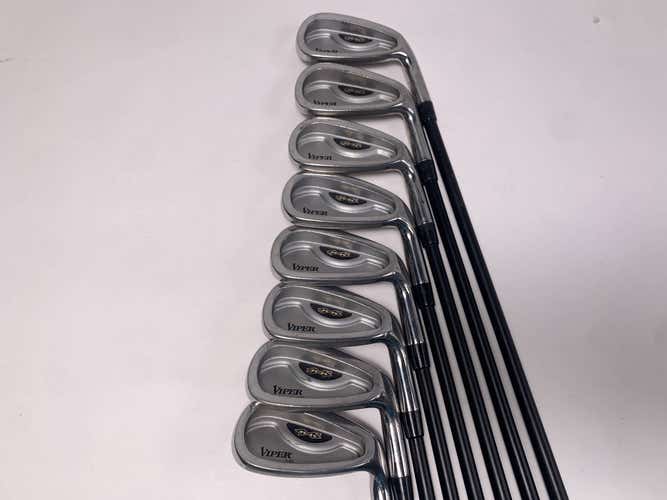 Snake Eyes Viper MS Iron Set 3-PW Grafalloy Prologic Stiff Graphite Mens RH