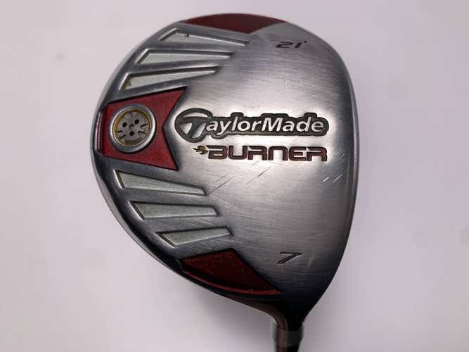 TaylorMade Burner Steel 2007 7 Fairway Wood 21* REAX 50g Senior Graphite Mens RH