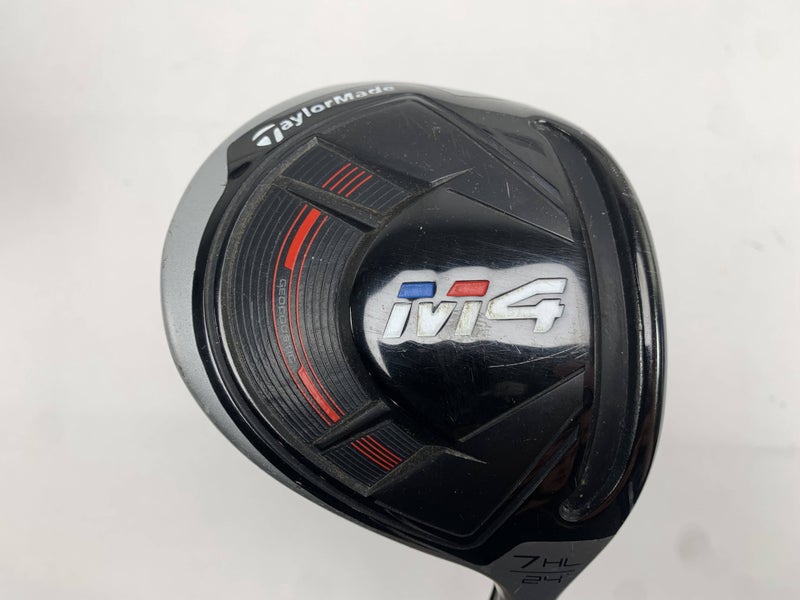 TaylorMade M4 7 HL Fairway Wood 24* Fujikura Atmos 5A Senior Graphite Mens RH