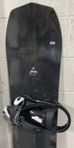 Used 2025 Arbor Bryan Iguchi Pro Snowboard (163cm MW) w/ New 5th Element bindings