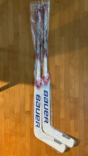 2 Pack - Custom Pro Stock Bauer Vapor Hyperlite2 Goalie Stick - 25"