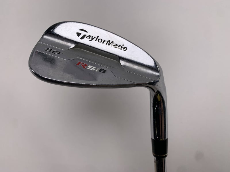 TaylorMade RSi 1 Gap Wedge GW 50* KBS 90g Wedge Steel Mens RH