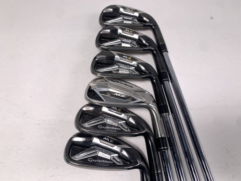 TaylorMade M2 Iron Set 5-PW KBS 90g Regular Steel Mens RH Midsize Grips