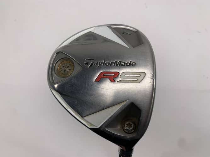 TaylorMade R9 3 Fairway Wood 15* Fujikura Motore 85g Regular Graphite Mens RH