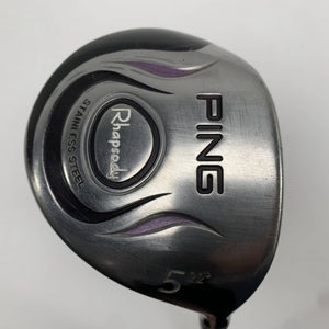 Ping Rhapsody 5 Fairway Wood 18* ULT 129 Ultra Light Ladies Graphite Womens RH