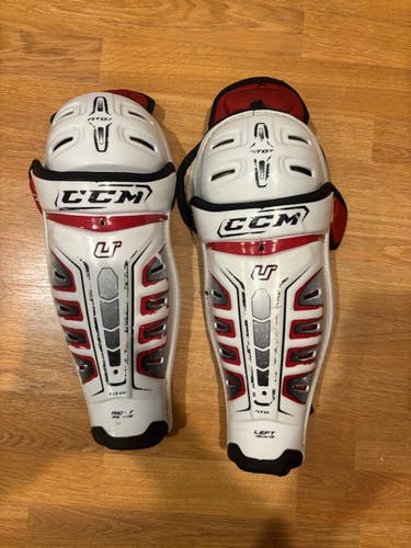 Senior CCM U+ 13" Shin Pads (Used)