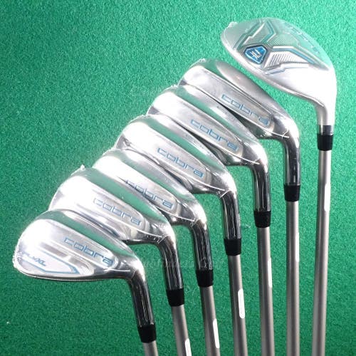 NEW Lady Cobra Fly-Z XL 2024 5H 6-SW Combo Iron Set Factory Graphite Ladies w/HC