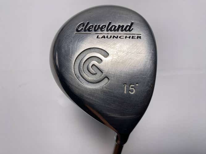 Cleveland Launcher 3 Fairway Wood 15* Launcher Gold 65g Stiff Graphite Mens RH