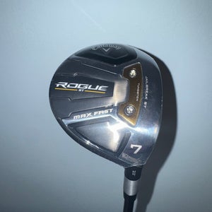 NEW Men's Callaway Rogue ST Max Fast RH 7 Wood 22 degree | Extra Stiff Flex Kai'li 70x Shaft