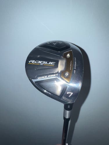 NEW Men's Callaway Rogue ST Max Fast RH 7 Wood 22 degree | Extra Stiff Flex Kai'li 70x Shaft