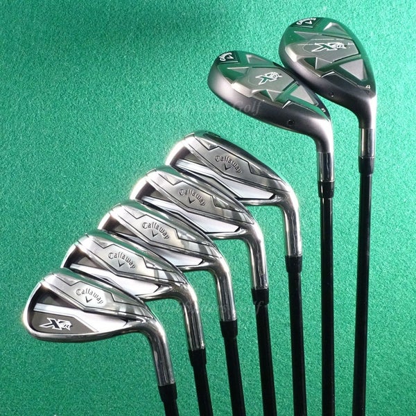 Callaway XR Black Combo 4H,5H,6-PW Iron Set XR 70g Graphite Regular w/HC