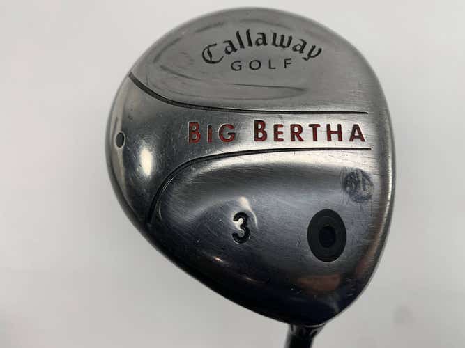Callaway Original Great Big Bertha 3 Fairway Wood 15* RCH 75w Regular Mens RH