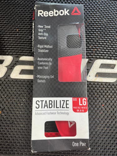 *NEW* Reebok Stabilize Insole sz. Large (8.5-10.5)