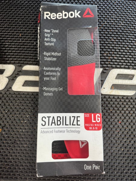 *NEW* Reebok Stabilize Insole sz. Large (8.5-10.5)