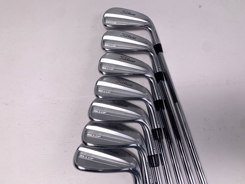 Titleist T100 2023 Iron Set 4-PW True Temper AMT S300 Tour White Stiff Mens RH
