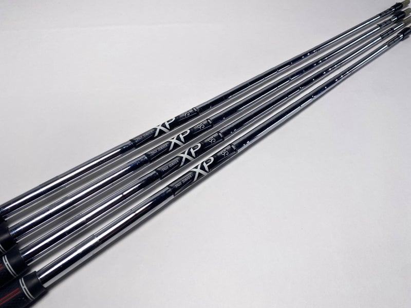 True Temper XP 95 S300 Stiff Steel Iron Set Shafts 35.25''-37.25''- Pull 0.355
