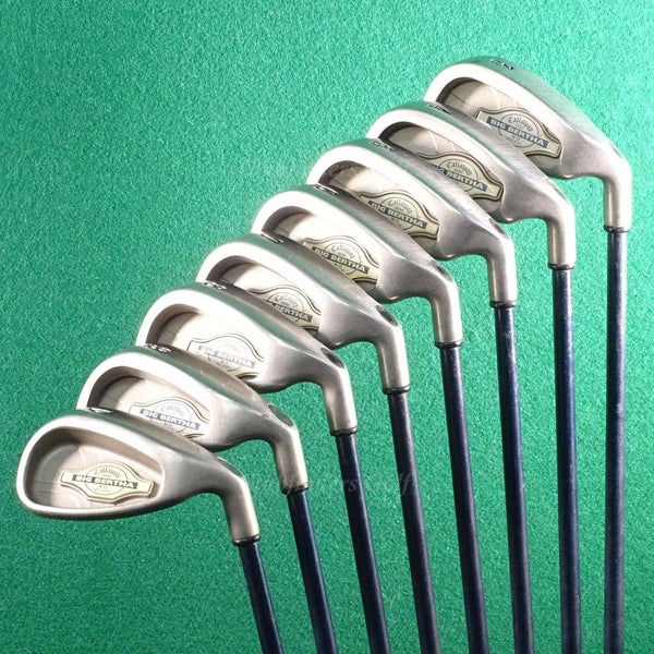 Callaway Big Bertha X-12 3-PW Iron Set Factory RCH 99 Graphite Firm