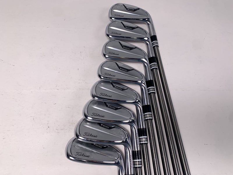 Titleist T200 2021 Iron Set 4-PW+GW AeroTech SteelFiber i110 CW Stiff Mens RH