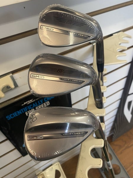 New Titleist SM 10 Wedge Set 52 , 56 , 60 Deg Nickel Finish