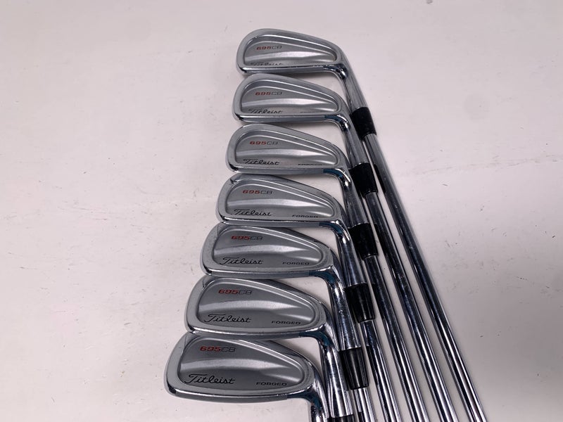 Titleist 695 CB Forged Iron Set 4-PW True Temper Dynamic Gold S300 Stiff RH