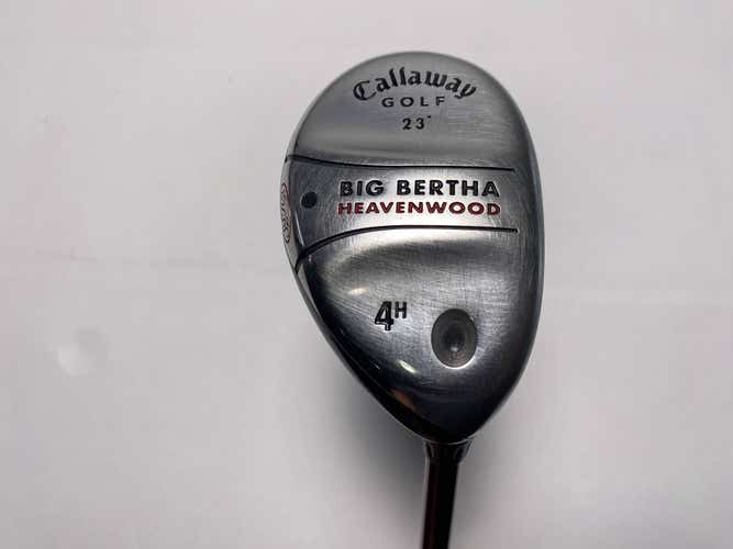 Callaway Big Bertha Heavenwood 4 Hybrid 23* RCH 75w Firm Graphite Mens RH