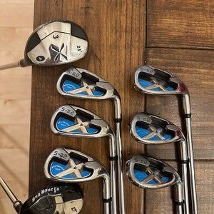 Men's True Temper Right Handed Clubs (Full Set) Regular Flex 8 Pieces (Used)