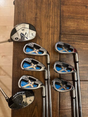 Men's True Temper Right Handed Clubs (Full Set) Regular Flex 8 Pieces (Used)