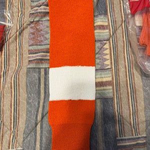 Orange Youth CCM Socks 18" (New)