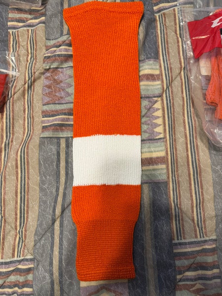 Orange Youth CCM Socks 18" (New)