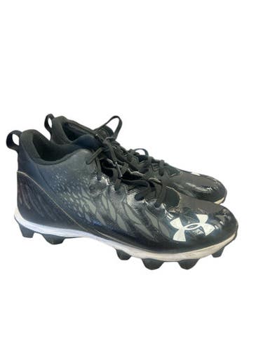 Used Under Armour Adult FB Cleats Black Senior 9 11862-S000091953