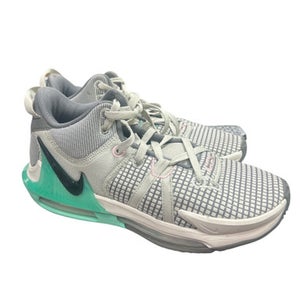 Used Nike Basketball Shoes W Green And Chrome Senior 8.5 11862-S000091940