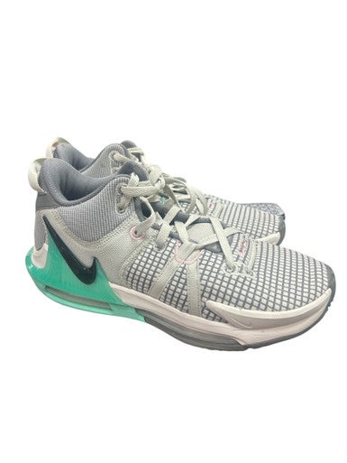 Used Nike Basketball Shoes W Green And Chrome Senior 8.5 11862-S000091940