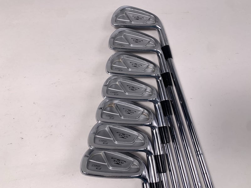 Mizuno T-Zoid EZ Comp Iron Set 4-PW Gold Plus Sensisore S300 Stiff RH