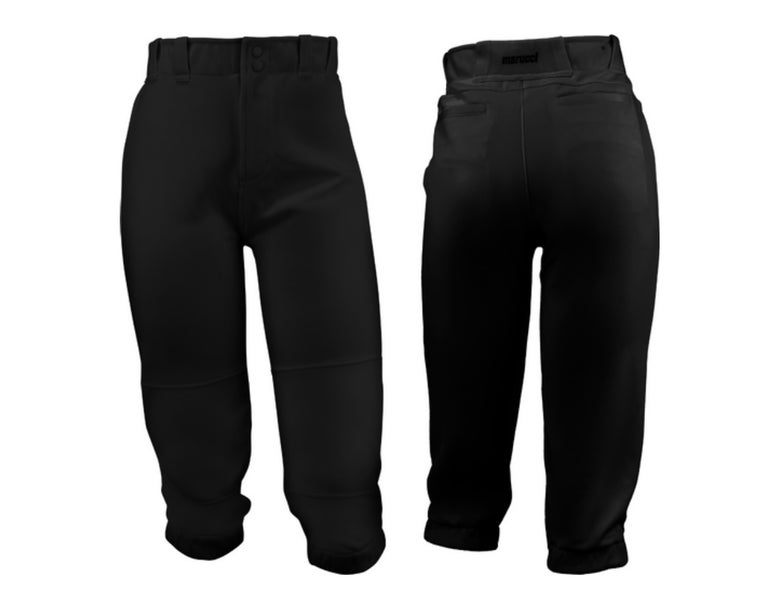 Marucci Fastpitch Softball Game Pants, Black, Adult XS (New)