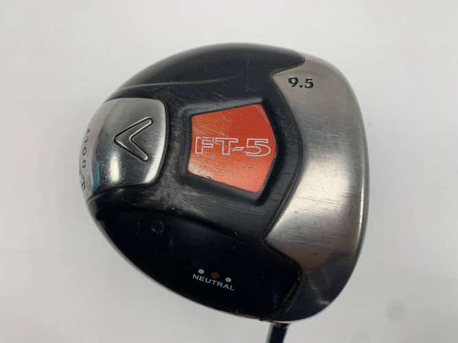 Callaway FT-5 Driver 9.5* Mitsubishi Rayon Bassara 43x5ct Stiff Graphite Mens RH