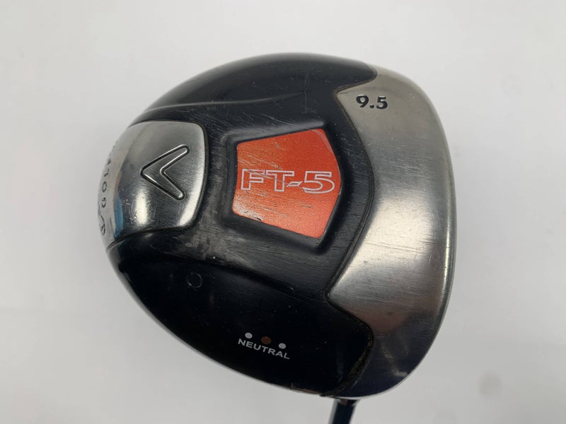 Callaway FT-5 Driver 9.5* Mitsubishi Rayon Bassara 43x5ct Stiff Graphite Mens RH