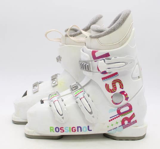 Rossignol Fun Girl Kids Ski Boots - Size 3.5 / Mondo 21.5 Used