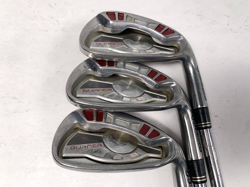 TaylorMade Burner HT Iron Set 8-PW Burner Superfast 85g Regular Steel Mens RH