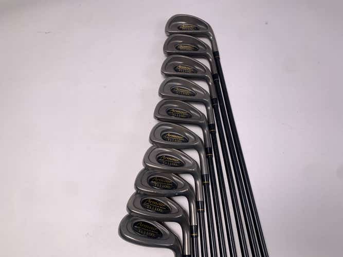 Tommy Armour Titanium 100 Iron Set 3-PW+GW+SW Aldila Regular Graphite Mens RH