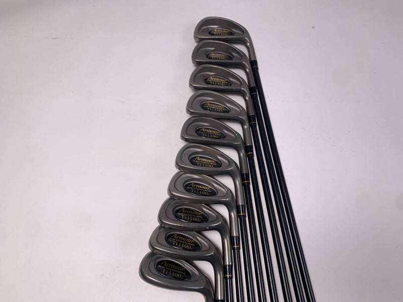 Tommy Armour Titanium 100 Iron Set 3-PW+GW+SW Aldila Regular Graphite Mens RH